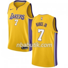 NBA Mænd Trøje Los Angeles Lakers Larry Nance Jr 7 Nike 2017-18 Guld Swingman